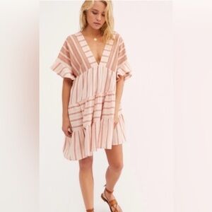 Free People Everyday Living Tunic dress 100% cotton Spring Summer